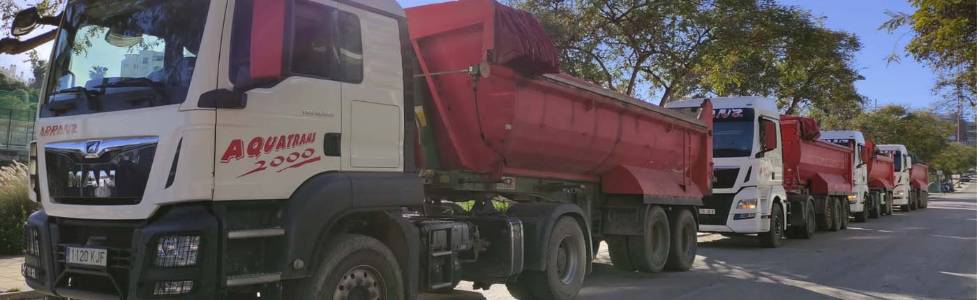 Transporte de materiales de obra