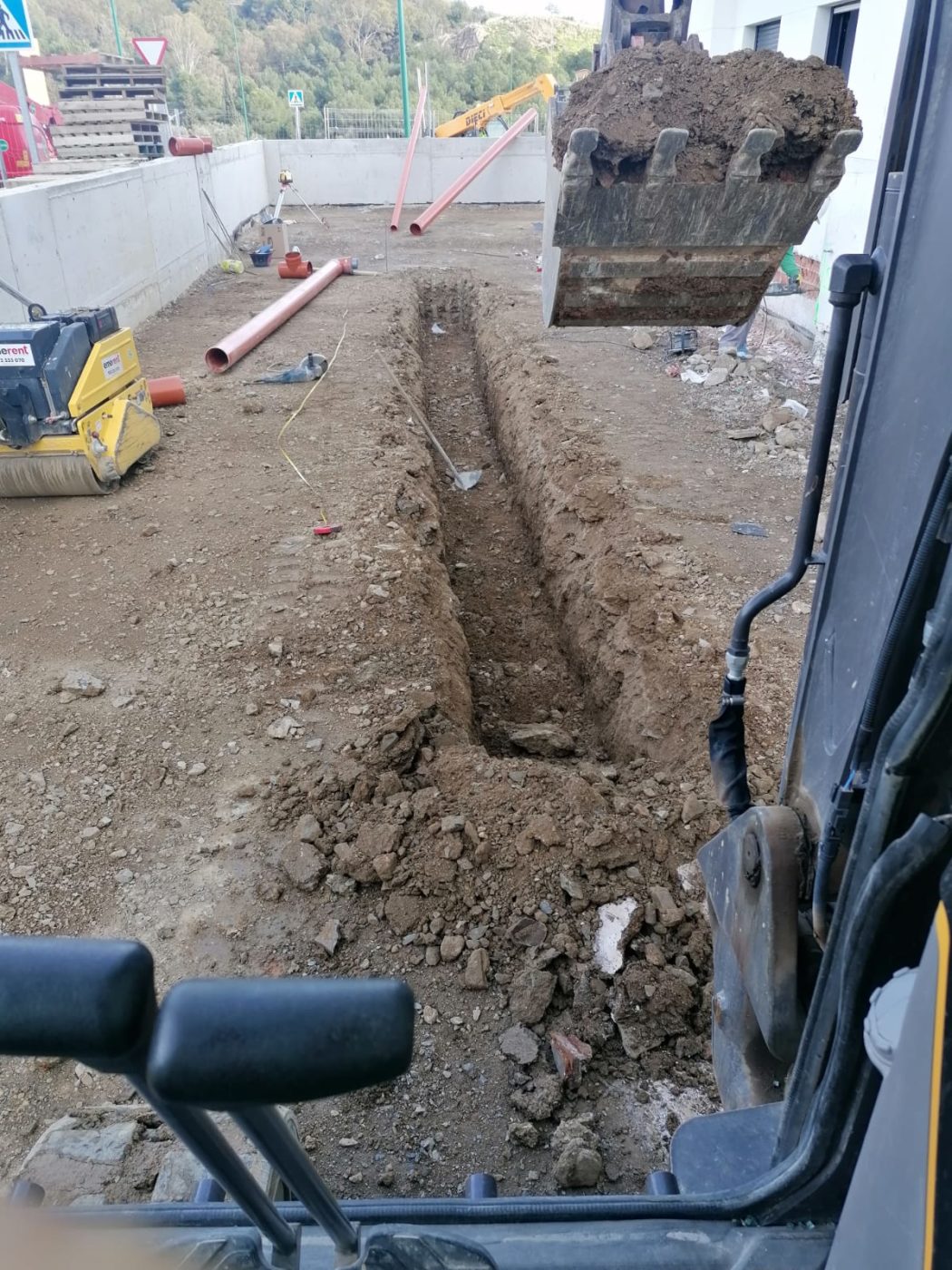 excavacion de zanjas en Málaga