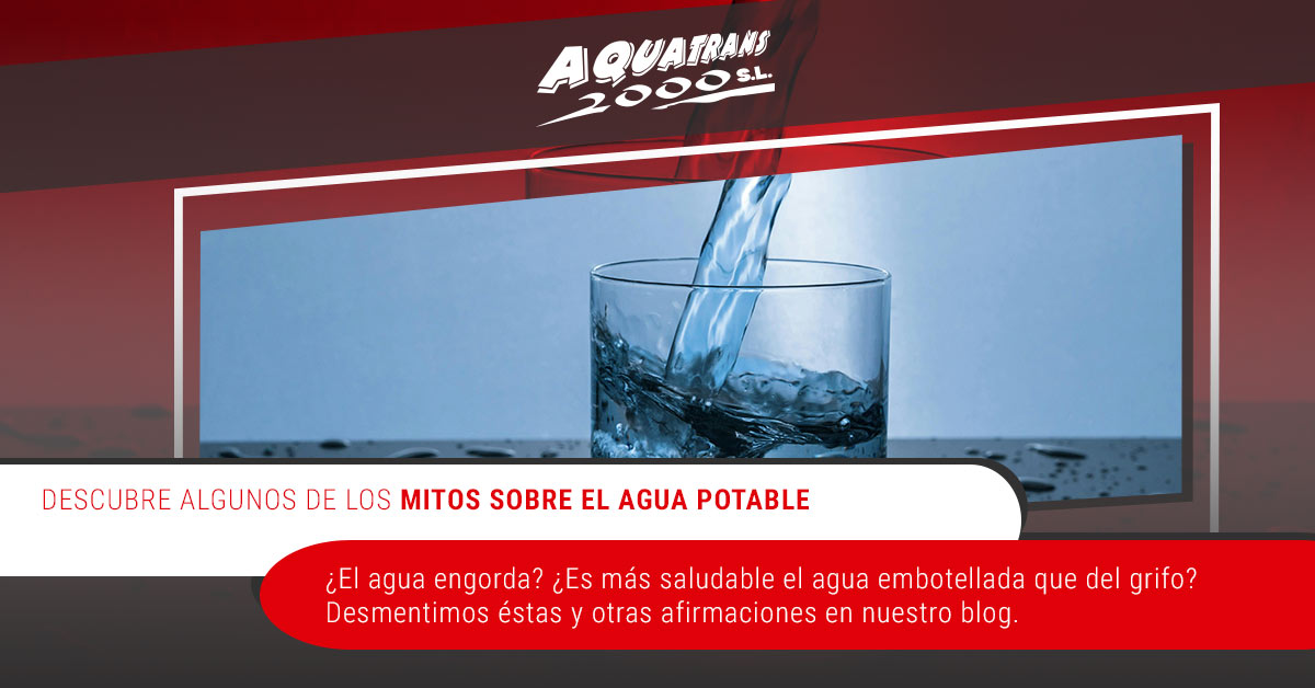 Mitos sobre el agua potable